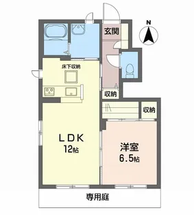 エタンリジェール A棟【1階】の間取り