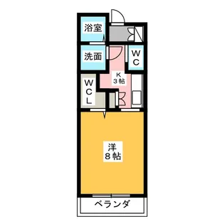 ベルコリーヌ八事山【1階】の間取り