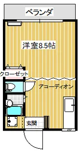 アカネハイツ【1階】の間取り