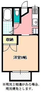 コーポまどかC【1階】の間取り
