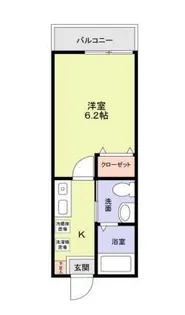ルミエール大口【3階】の間取り
