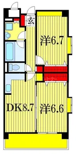 サニーフォレスト藤原参番館【3階】の間取り