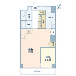 エンゼルハイム石川台第2【3階】の間取り