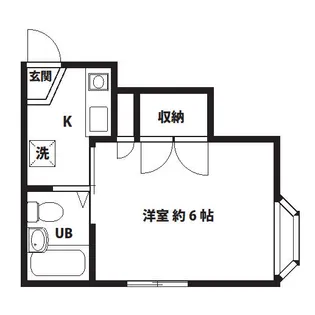 光コーポ希望が丘【1階】の間取り
