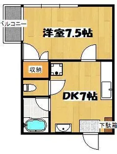 渡辺ビル【4階】の間取り