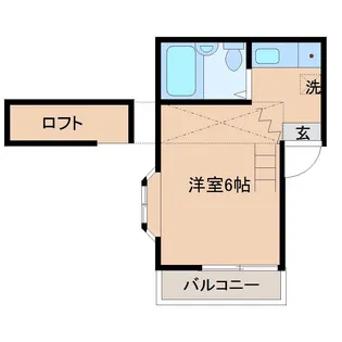 メゾンドール一之江【1階】の間取り