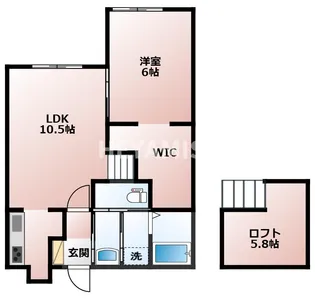 メゾンひかりB棟【1階】の間取り