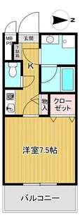 ライオンズマンション【4階】の間取り