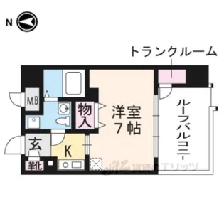 べラジオ四条烏丸【9階】の間取り