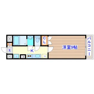 グレイスハイツ長町南【4階】の間取り