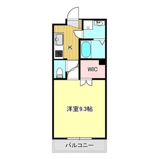 ヴィガラス川成新町【4階】の間取り