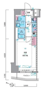 ジェノヴィア瑞江【6階】の間取り