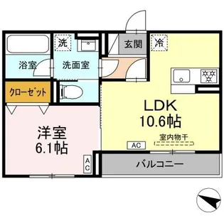 メゾン梅木【2階】の間取り