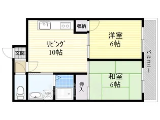 野田シャトルマンションA棟【1階】の間取り