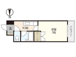 フォーリングステージ祇園新橋【5階】の間取り