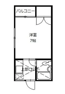 ONE ROOM RICH【2階】の間取り