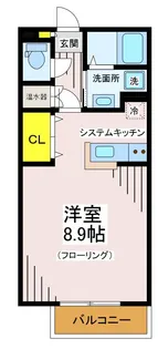 フローラルヴィレッジ【1階】の間取り