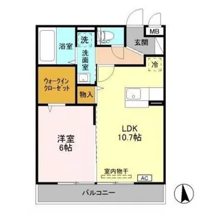 ピア・プランドール【2階】の間取り