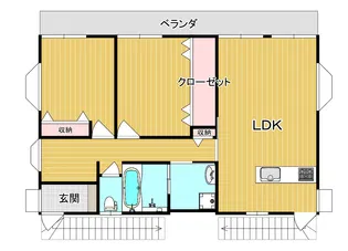 ホワイトヒル【2階】の間取り