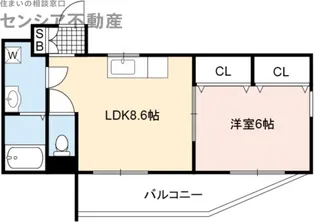 ライトヴィレッジ【2階】の間取り