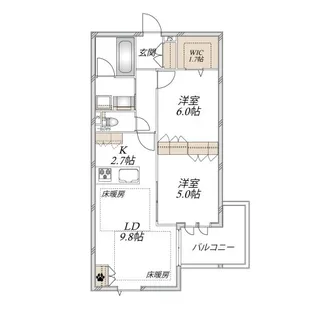 シャルマンSKJ【2階】の間取り