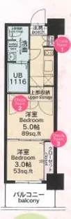 CLUB ORIENT BLD No.82 EMPRESS【3階】の間取り
