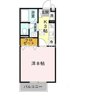 テンゲルハイツ【1階】の間取り