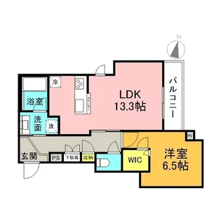 ラ リノ【1階】の間取り