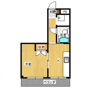 花太コーポ内記【3階】の間取り