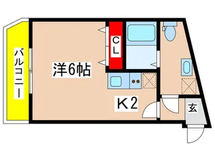 スタ-ダスト日光台C棟【1階】の間取り