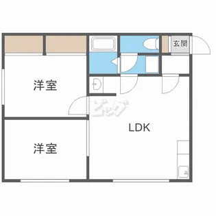 ライフゾーン太平【3階】の間取り