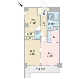 マルベージャ【3階】の間取り