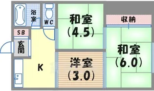 ユニオンハイツ【1階】の間取り