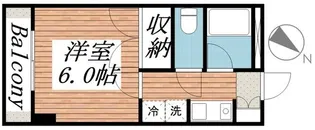 ハシモトマンション【3階】の間取り