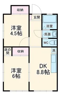 Hope Home M1【1階】の間取り
