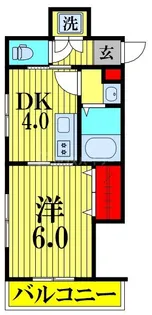 山一青木ステーツ【3階】の間取り