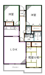 アーガスヒルズ【2階】の間取り