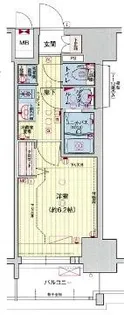 プレサンスNAGOYAシティオ【3階】の間取り