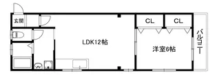 ルミエール加美【3階】の間取り