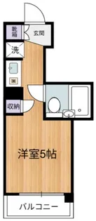プリンセスコート赤堤【2階】の間取り