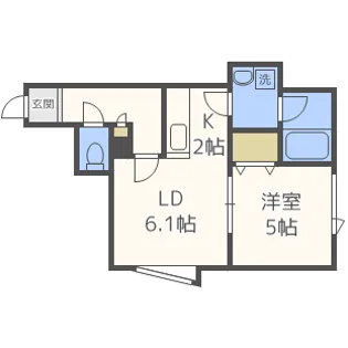グランデ23【3階】の間取り