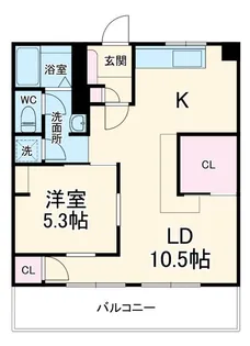 ミキハウスII【3階】の間取り