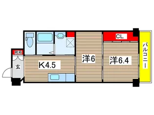 JAMES.PLAZA【5階】の間取り