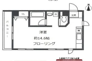 M・フラット【3階】の間取り