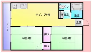 沼ハイツ【5階】の間取り
