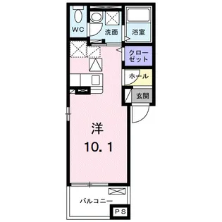 M グレインV【1階】の間取り