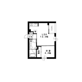 Cave de carre【2階】の間取り