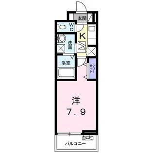 Belle Fleur【1階】の間取り