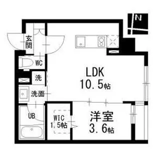 plusM MEIJOKOEN【3階】の間取り