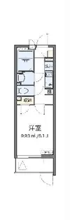 クレイノSmallRiverII【1階】の間取り